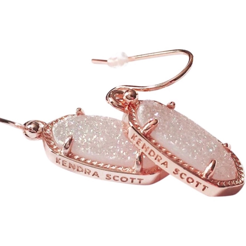 Kendra Scott • Iridescent Drusy Lee Earrings - Picture 4 of 6